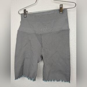 NWOT Spiritual Gangster ribbed ruffle hem shorts